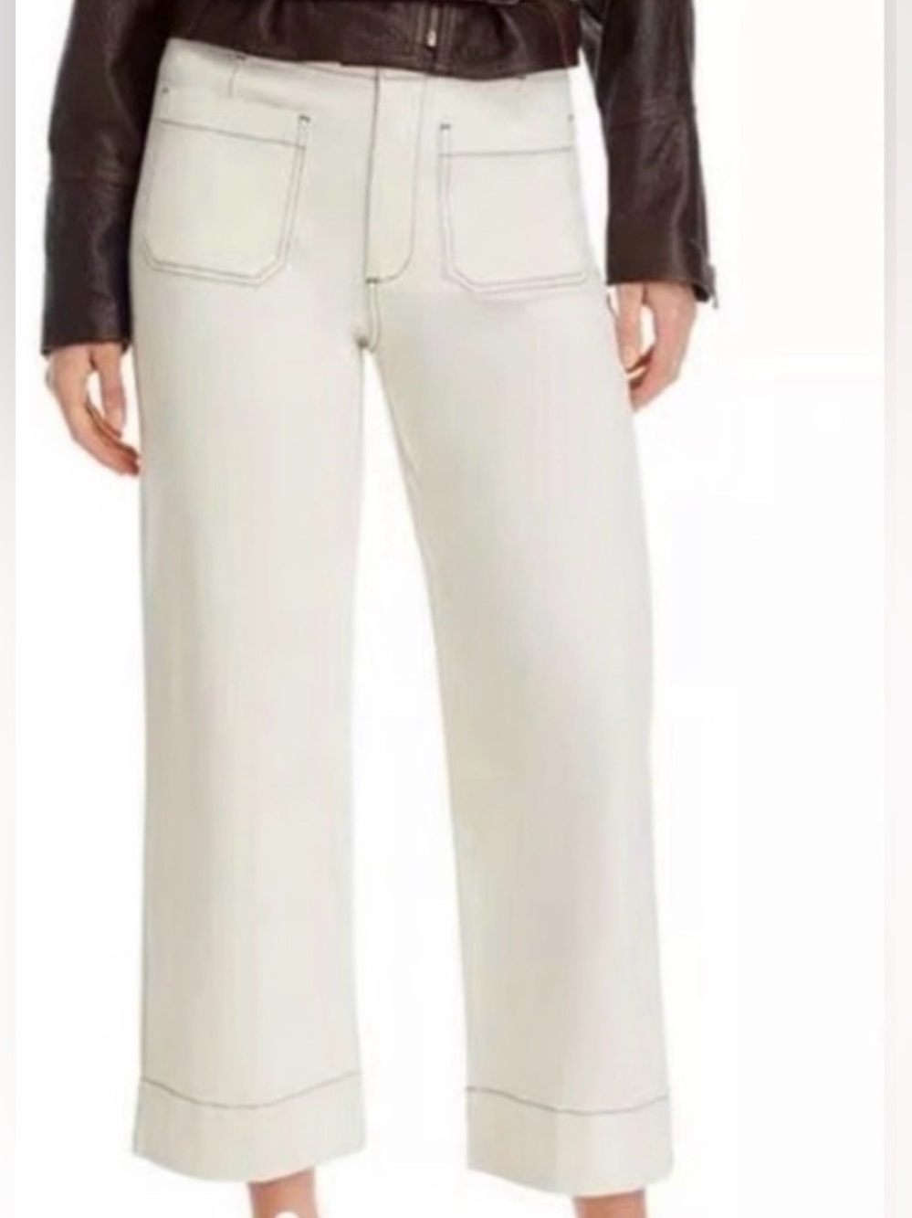 Bagatelle Collection Pants Size 8 Wide Leg High Rise Cropped NEW With Tags